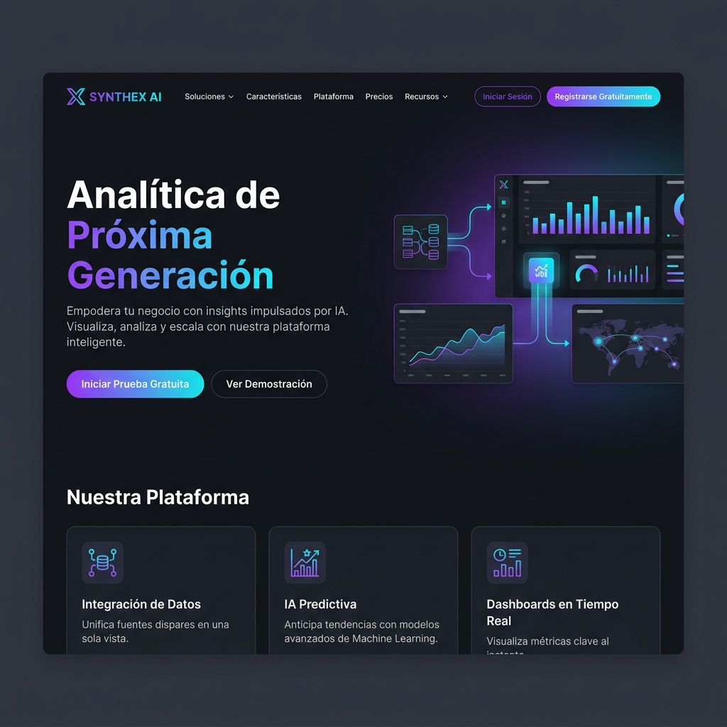 Tech Startup SaaS Website Mockup